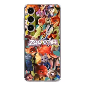 Силиконовый чехол с принтом Зоотрополіс для Samsung Galaxy S26 (Коллаж героев)
