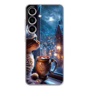 Чохли на Новий Рік Samsung Galaxy S26 (Кіт новорічний)