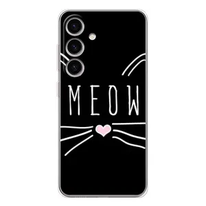 Бампер с изображением Котиков для Галакси С26 (КОТИК MEOW)