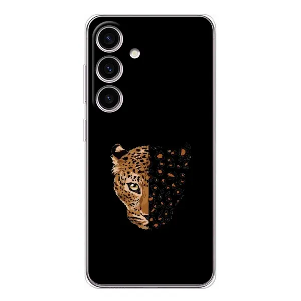 Чехол с рисунком «Леопард на черном» для Samsung Galaxy S26 Чехол с рисунком «Леопард на черном» для Samsung Galaxy S26