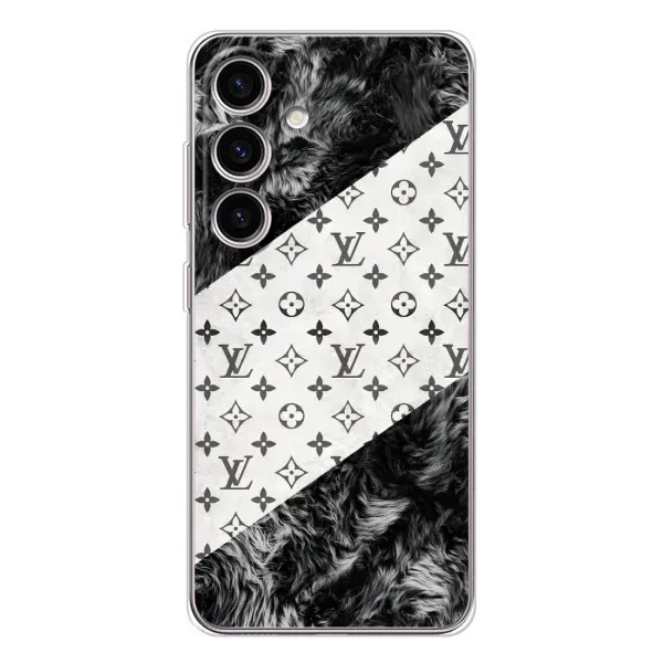 Чехол с рисунком «LV на белом» для Samsung Galaxy S26
