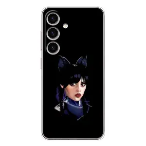 Чехлы с принтом Уэнсдей на Samsung Galaxy S26 (Милая Уэнсдей)