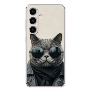 Чехол на тематику: Коты для Samsung Galaxy S26 (Модный кот)