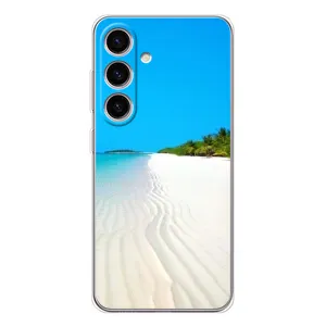 Летний Чехол на Samsung Galaxy S26 (Море песок)
