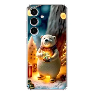 Чохли на Новий Рік Samsung Galaxy S26 (Новорічний ведмедик)
