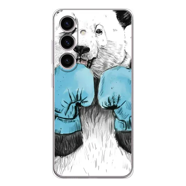 Чехол с рисунком «Панда боксер» для Samsung Galaxy S26 Чехол с рисунком «Панда боксер» для Samsung Galaxy S26