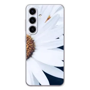 Чохол з ромашками на Samsung Galaxy S26 (Пів ромашки)