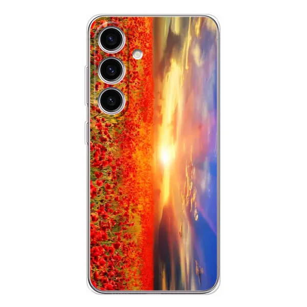 Чехол с рисунком «Поле тюльпанов» для Samsung Galaxy S26 Чехол с рисунком «Поле тюльпанов» для Samsung Galaxy S26