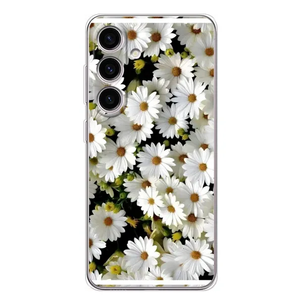 Чехол с рисунком «Рамка в ромашках» для Samsung Galaxy S26 Чехол с рисунком «Рамка в ромашках» для Samsung Galaxy S26
