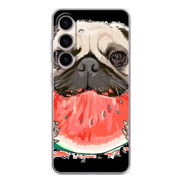 Чехол с рисунком «Смешной Мопс» для Samsung Galaxy S26 Чехол с рисунком «Смешной Мопс» для Samsung Galaxy S26