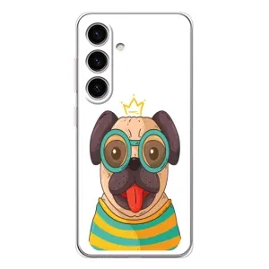 Бампер для Samsung Galaxy S26 с картинкой "Песики" (Собака Король)