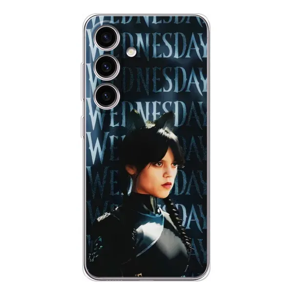 Чехол с рисунком «Уэнздей с ушками» для Samsung Galaxy S26 Чехол с рисунком «Уэнздей с ушками» для Samsung Galaxy S26