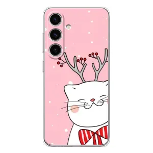Чехол на тематику: Коты для Samsung Galaxy S26 (Зимний кот)
