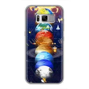 Чохол (ТПУ) з планетами на Samsung Galaxy S8 Plus, G955 (Арт планети)