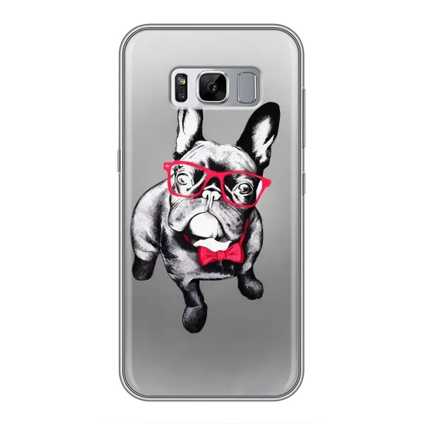 Чехол с рисунком «Бульдог в очках» для Samsung Galaxy S8 Plus (G955) Чехол с рисунком «Бульдог в очках» для Samsung Galaxy S8 Plus (G955)