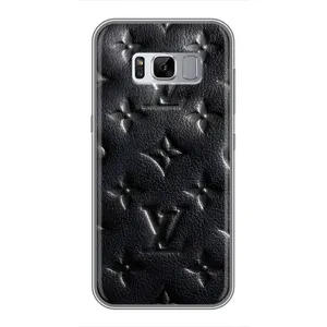 Текстурний Чохол Louis Vuitton для Самсунг С8 Плюс (Чорний ЛВ)