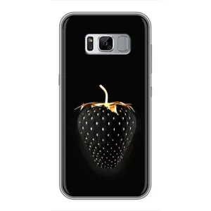 Чехол с изображением  вкусной еды для Samsung Galaxy S8 Plus, G955 (Чёрная клубника)