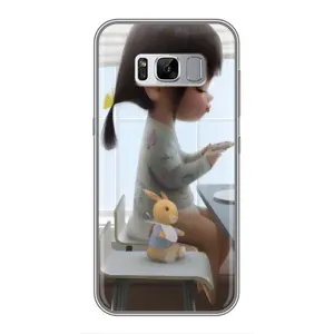 Девчачий Чехол для Samsung Galaxy S8 Plus, G955 (Девочка с игрушкой)