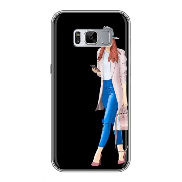 Чехол с рисунком «Девушка со смартфоном» для Samsung Galaxy S8 Plus (G955) Чехол с рисунком «Девушка со смартфоном» для Samsung Galaxy S8 Plus (G955)