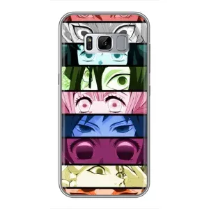 Силіконові чохлі з очіма Anime для Самсунг С8 Плюс (Очі Хашира)