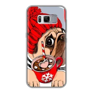 Бампер для Samsung Galaxy S8 Plus, G955 с картинкой "Песики" (Грустная собака)