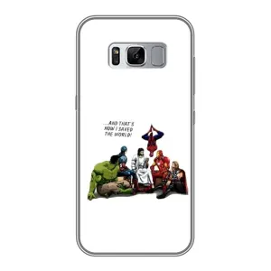 Чехлы для Samsung Galaxy S8 Plus, G955 (Для Христиан) (Иисус супергерой)