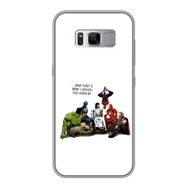 Чохол з малюнком «Ісус супергерой» для Samsung Galaxy S8 Plus (G955) Чохол з малюнком «Ісус супергерой» для Samsung Galaxy S8 Plus (G955)