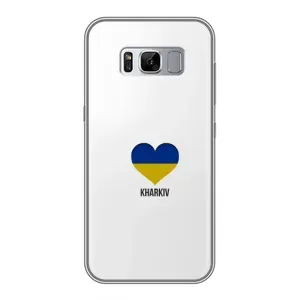 Чехлы силиконовые (Город Харьков) на Самсунг С8 Плюс (Kharkiv)