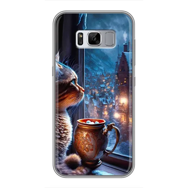 Чехол с рисунком «Кот новогодний» для Samsung Galaxy S8 Plus (G955) Чехол с рисунком «Кот новогодний» для Samsung Galaxy S8 Plus (G955)