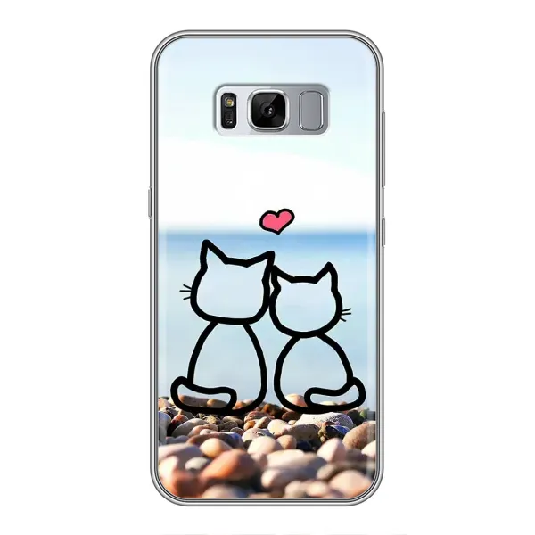 Чехол с рисунком «Котейки» для Samsung Galaxy S8 Plus (G955)