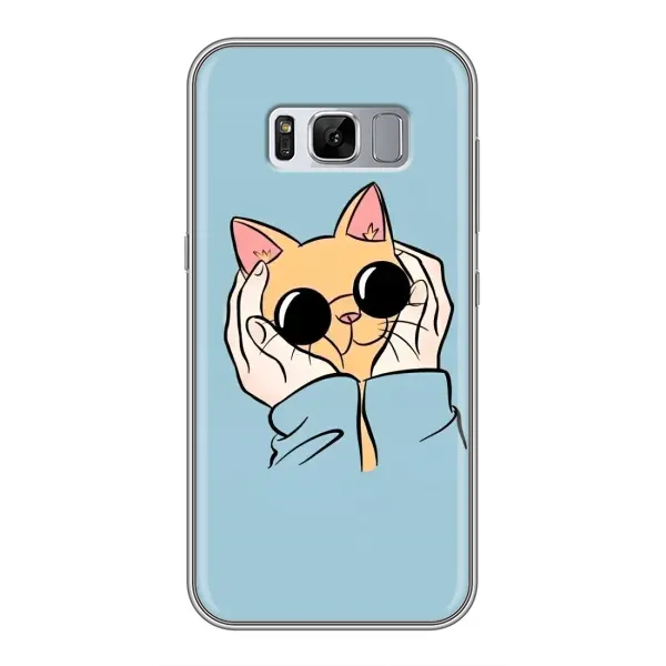 Чехол с рисунком «КОТИК в очках» для Samsung Galaxy S8 Plus (G955)