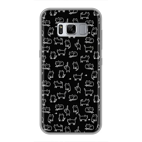Чехол с рисунком «Котики на черном» для Samsung Galaxy S8 Plus (G955) Чехол с рисунком «Котики на черном» для Samsung Galaxy S8 Plus (G955)