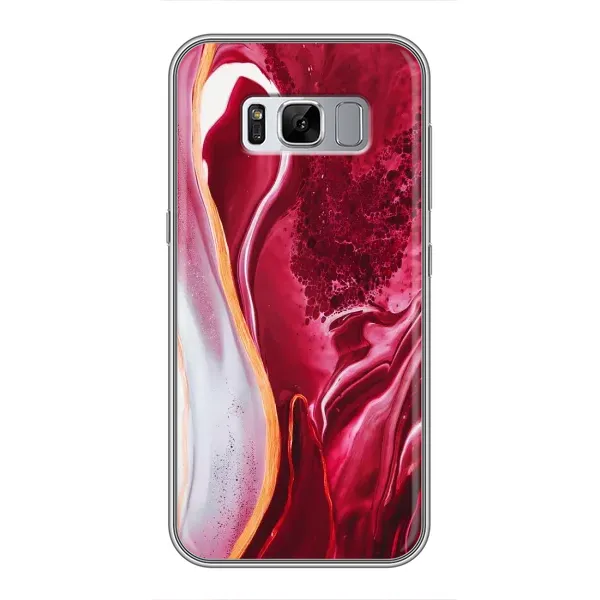 Чехол с рисунком «Красный мрамор» для Samsung Galaxy S8 Plus (G955) Чехол с рисунком «Красный мрамор» для Samsung Galaxy S8 Plus (G955)