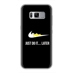 Силиконовый Чехол на Samsung Galaxy S8 Plus, G955 с картинкой Nike (Later)