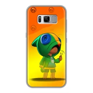 Чохол Бравл Старс для Samsung Galaxy S8 Plus, G955 (LEON в кофті)