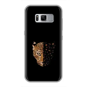 Чохол з леопардовим принтом на Samsung Galaxy S8 Plus, G955 (Леопард на чорному)