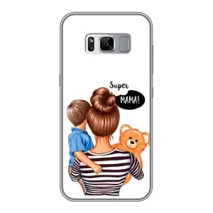 Чехлы для МАМЫ на Samsung Galaxy S8 Plus, G955 (Мама и сын)