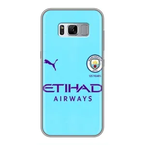 Силиконовые Чехлы принт Футбол на Samsung Galaxy S8 Plus, G955 (Man City)