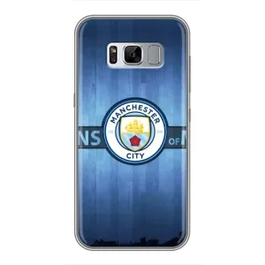 Силиконовые Чехлы принт Футбол на Samsung Galaxy S8 Plus, G955 (ManCity)
