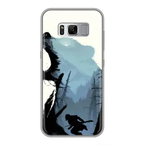 Силіконовий бампер з картинкою звірів для Samsung Galaxy S8 Plus, G955 (Ведмідь та ліс)