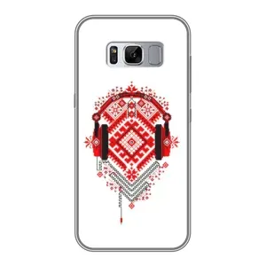 Силиконовый Чехол на Samsung Galaxy S8 Plus, G955 с картинкой Вышиванки (Модная вышиванка)