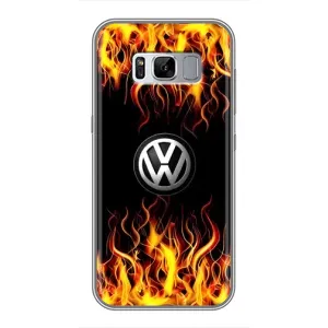 Чехол "Фольксваген" для Samsung Galaxy S8 Plus, G955 (Огненный Лого)