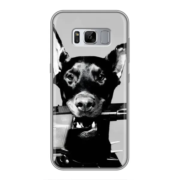 Чехол с рисунком «Опасный доберман» для Samsung Galaxy S8 Plus (G955) Чехол с рисунком «Опасный доберман» для Samsung Galaxy S8 Plus (G955)