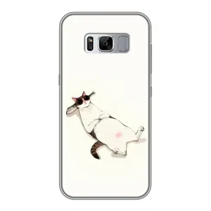 Чехол на тематику: Коты для Samsung Galaxy S8 Plus (G955) (Отдых)