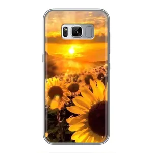 Чохол з Квітами для Samsung Galaxy S8 Plus, G955 (поле соняшників)