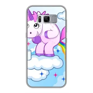 Чехол Unicorn на Samsung Galaxy S8 Plus, G955 (Радуга единорожка)