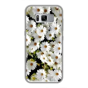 Чехол с ромашками на Samsung Galaxy S8 Plus, G955 (Рамка в ромашках)