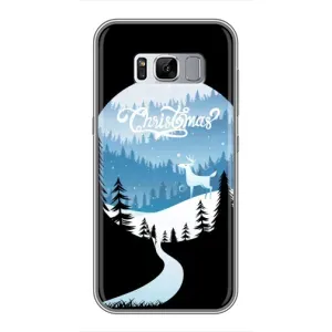 Силіконовий бампер на різдво для Samsung Galaxy S8 Plus, G955 (Різдвяний Олень)