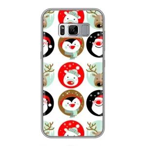 Силіконовий бампер на різдво для Samsung Galaxy S8 Plus, G955 (Різдвяний принт)