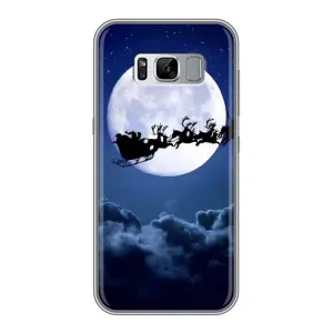 Чохол Санта Клаус для Samsung Galaxy S8 Plus, G955 (Санта - місяць)